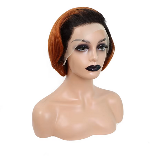 New Arrival Colored 13x4 Lace Front Pixie Wigs Virgin Hair Vendors Pixie Cut Bob Wigs Lace Frontal Short Human Hair Wig