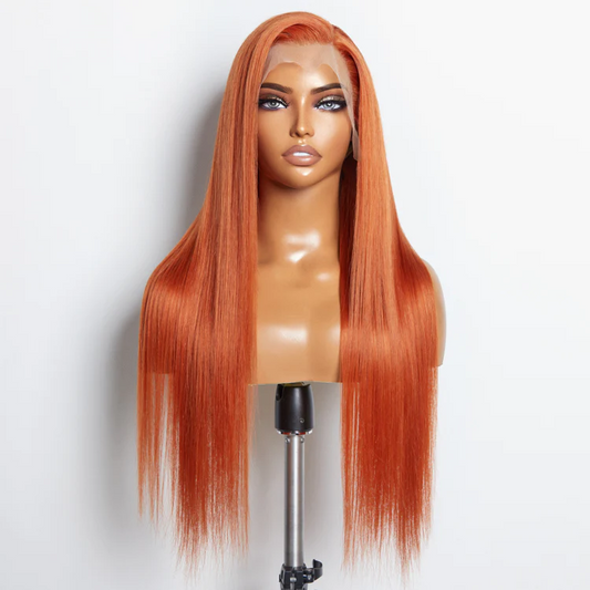 Must Have! Popular #350 Ginger Lace Frontal Wigs | Perfect Color For Fashion Girls √