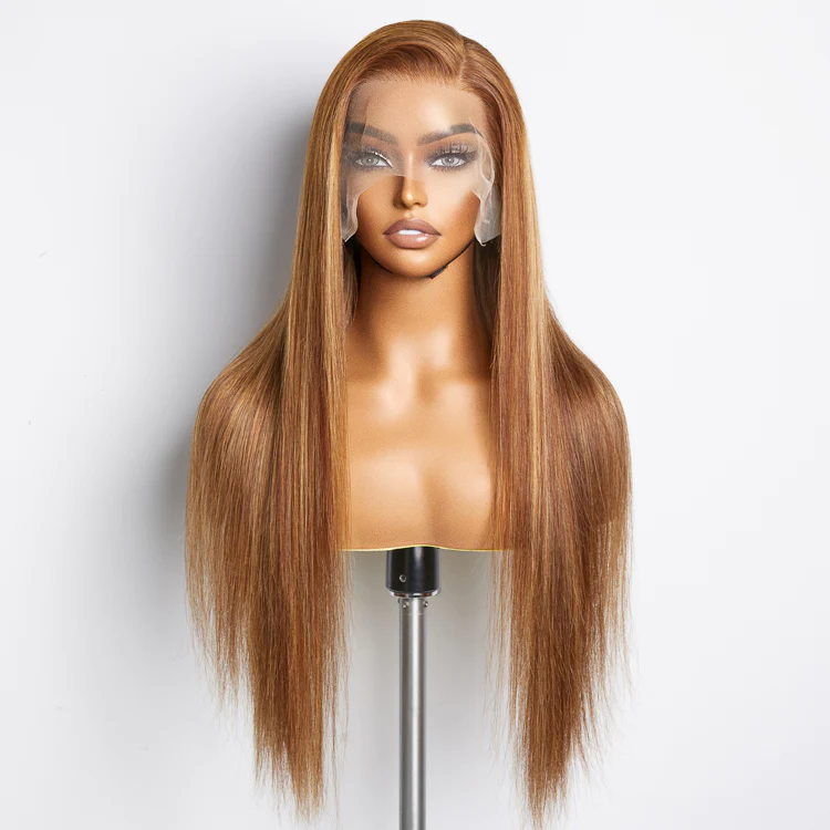 Pre-Plucked 13"x4" Lace Front Straight Wig Free Part 150% Density-100% Human Hair