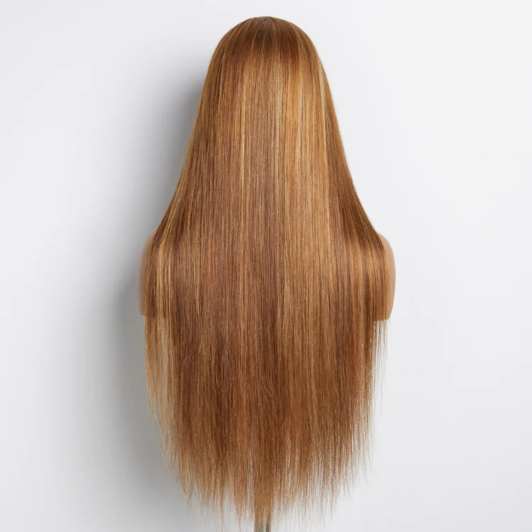 Pre-Plucked 13"x4" Lace Front Straight Wig Free Part 150% Density-100% Human Hair