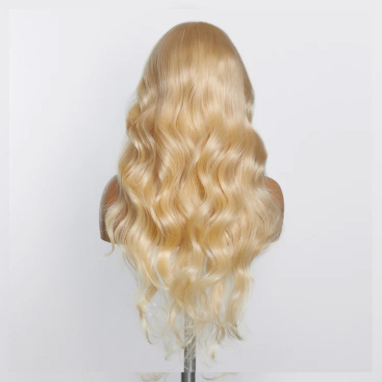 13×4 Honey Blonde 613 Color 10A Grade 613 Honey Blonde Body Wave Lace Front Virgin Human Hair Wigs √