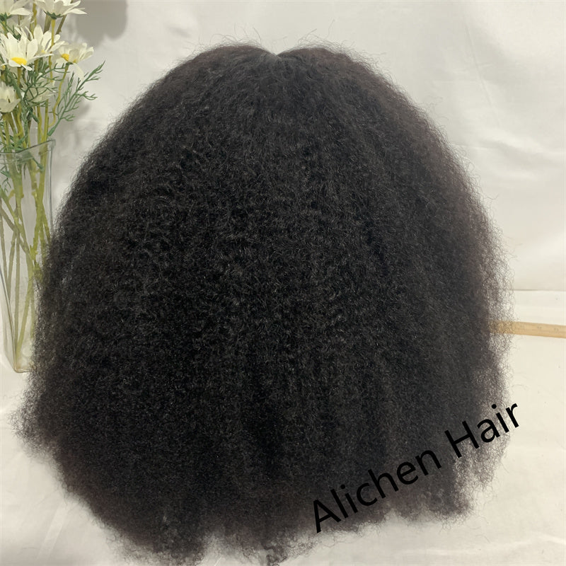 Afro Curly 13x4 Lace Frontal Wig 100% Human Hair Wigs