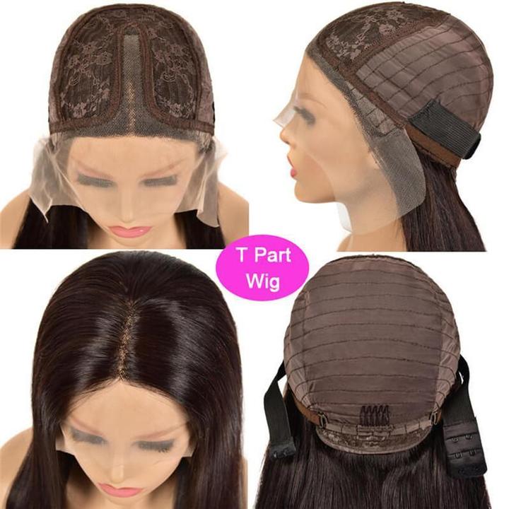 #27 Color Wig Honey Blonde 13x4 Lace Frontal Wigs 100% Human Hair Straight Hair √
