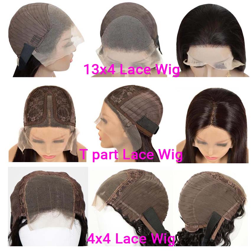 13"x4" Lace Front Water Wavy Wig Pre-Plucked Free Part 150% Density 100% Human Hair
