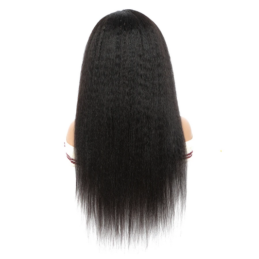 13x4 Lace Frontal Wigs Human Hair Kinky Straight Hair Wig 150% Density Virgin Hair √