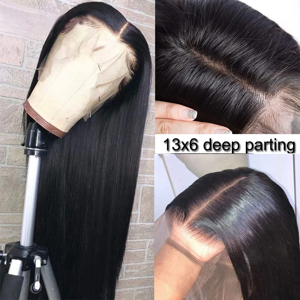 Straight Hair Wig 13x6 Lace Wig Human Hair Lace Front Wigs √