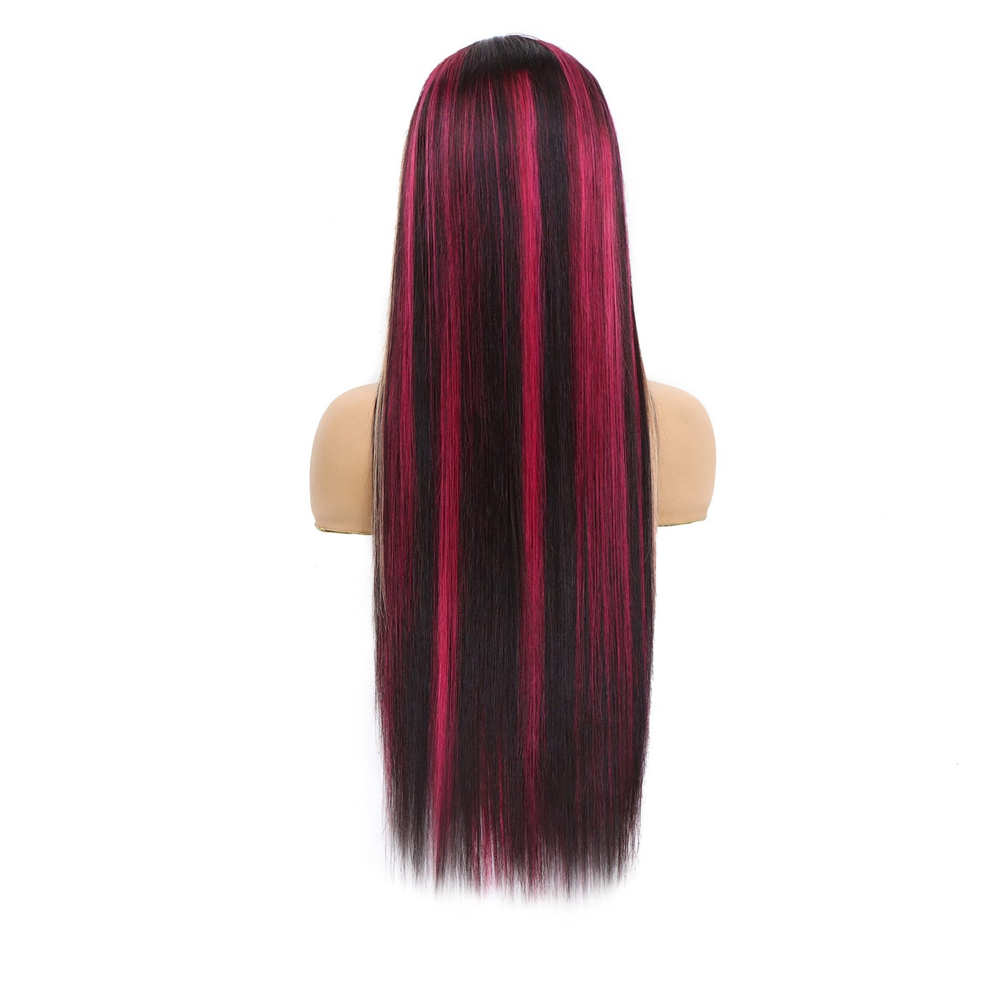 Ombre Color Straight Human Hair Wigs Lace Frontal Wigs √