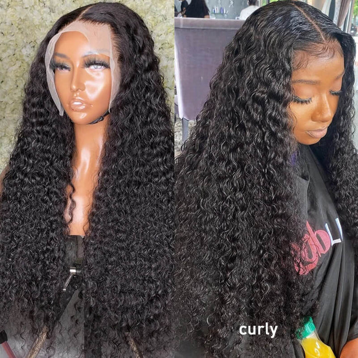 13x4 HD Lace Frontal Wig Straight ,Body ,Deep, Water ,Curly √