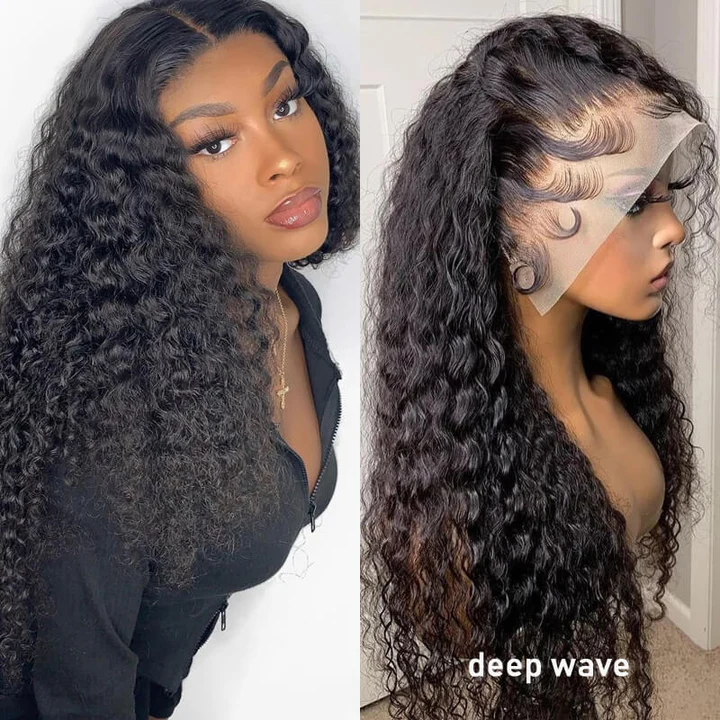 13x4 HD Lace Frontal Wig Straight ,Body ,Deep, Water ,Curly √