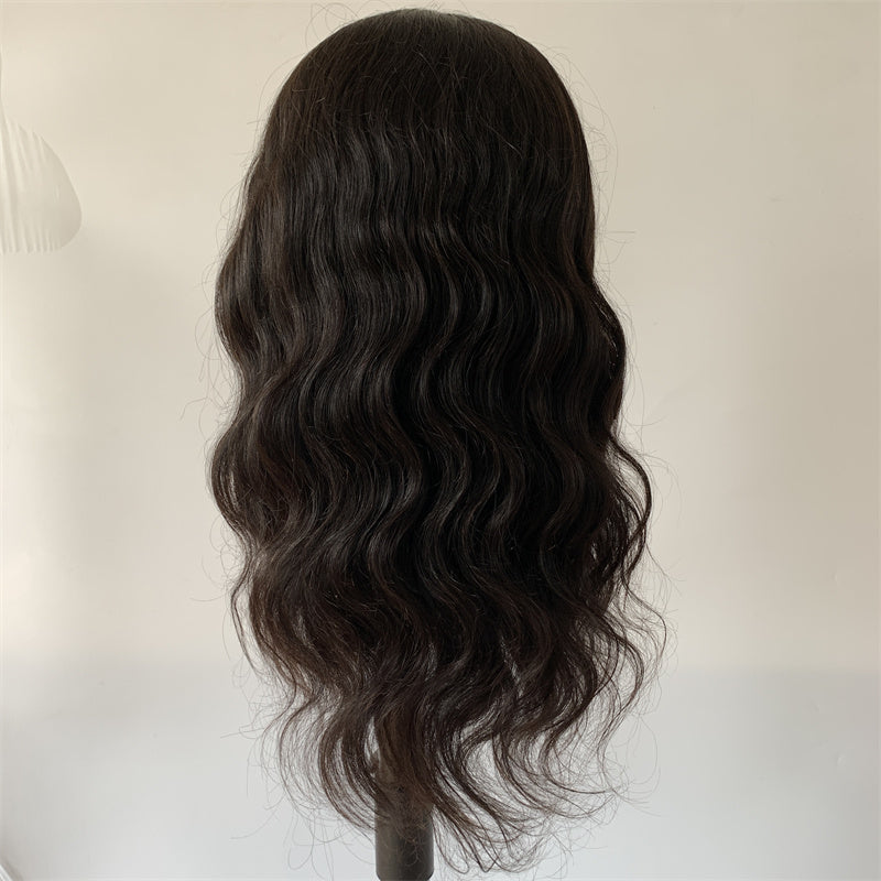 Remy Hair Best Long Hair Wigs With Bangs Human Hair Glueless Wigs Natural Black Color √