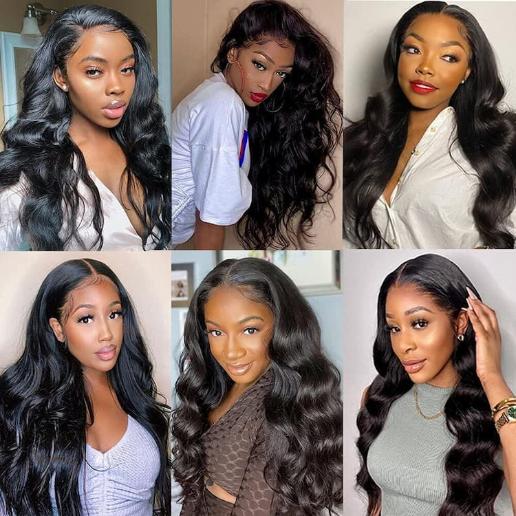 5x5 Lace Closure Wig Human Hair Wigs Body Wave Wig 30 Inch √