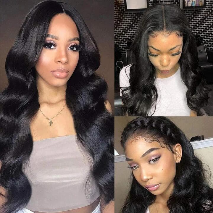 5x5 Lace Closure Wig Human Hair Wigs Body Wave Wig 30 Inch √