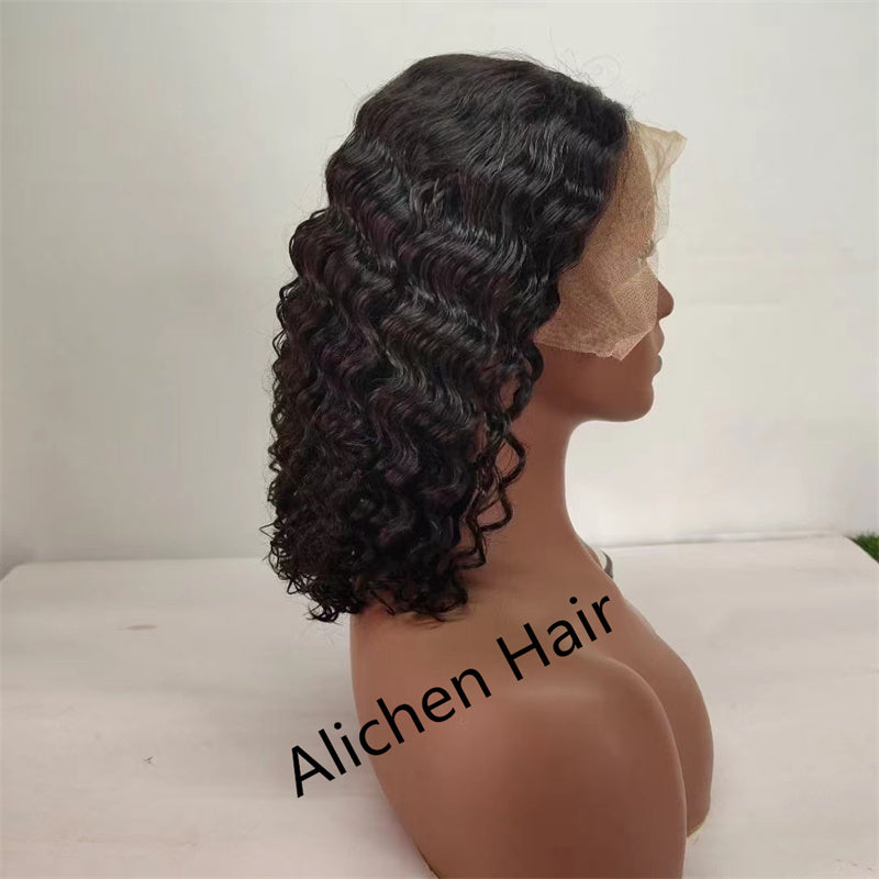 13x4 Lace Bob Wigs Deep Wave Human Hair Lace Wigs Short Wig 4x4 Lace Closure Wigs √