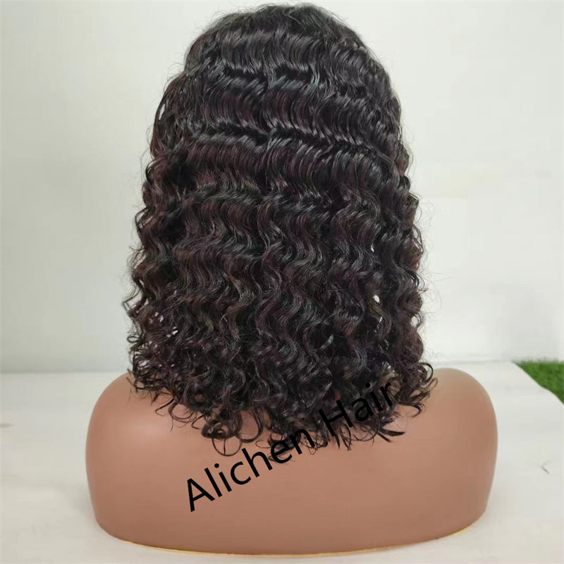 13x4 Lace Bob Wigs Deep Wave Human Hair Lace Wigs Short Wig 4x4 Lace Closure Wigs √