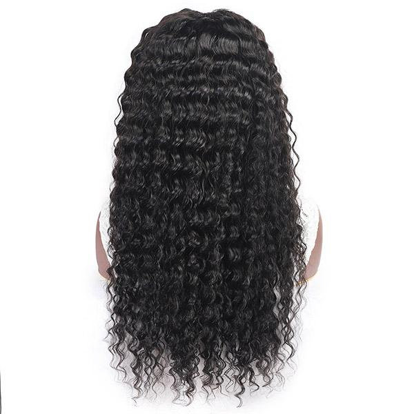 Headband Wigs Deep Wave Human Hair Wigs with Headbands 150% 180% 210% 250% Density √