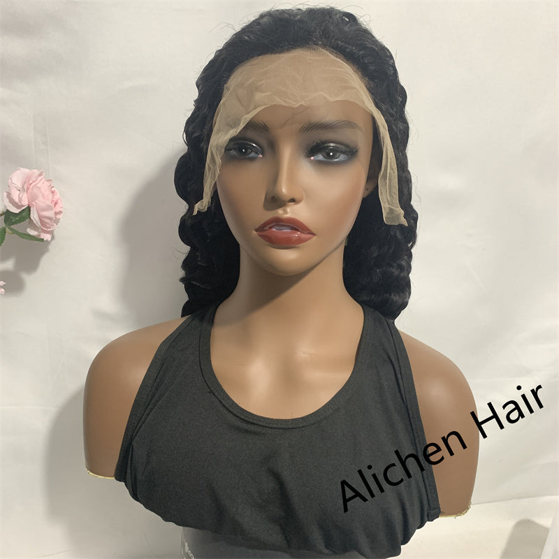 13x4 Lace Front Deep Wave Hair Human Hair Wig