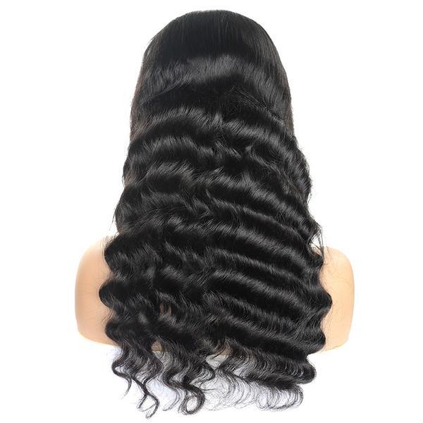 Deep Wave Lace Closure Wigs High Quality Human Hair Wigs 4x4 Lace Closure Wigs √