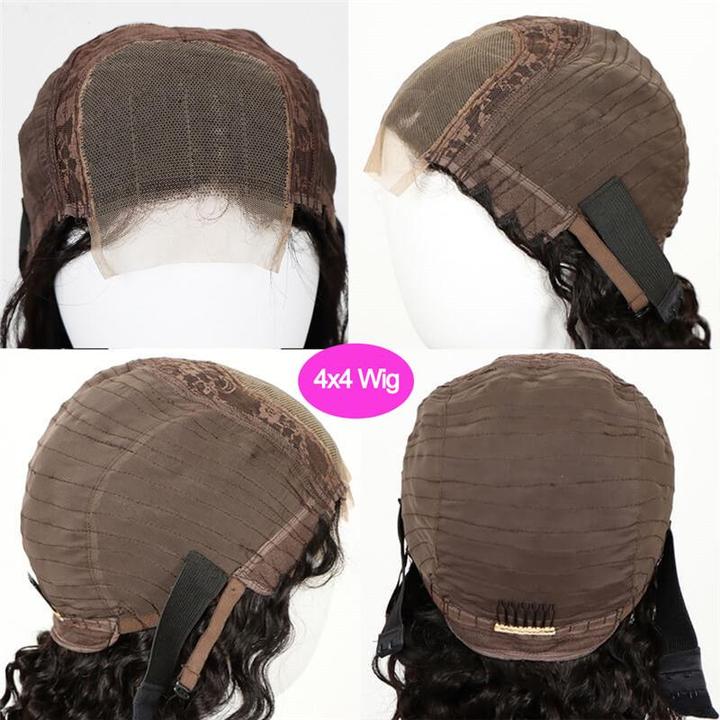 13x4 Lace Bob Wigs Deep Wave Human Hair Lace Wigs Short Wig 4x4 Lace Closure Wigs √