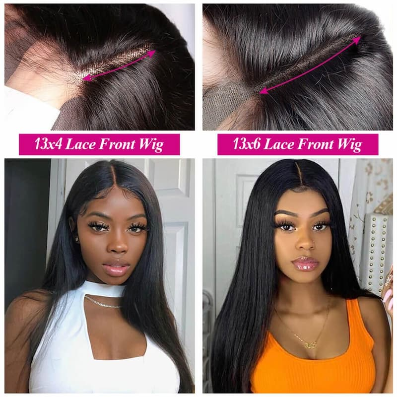 Straight Hair Wig 13x6 Lace Wig Human Hair Lace Front Wigs √