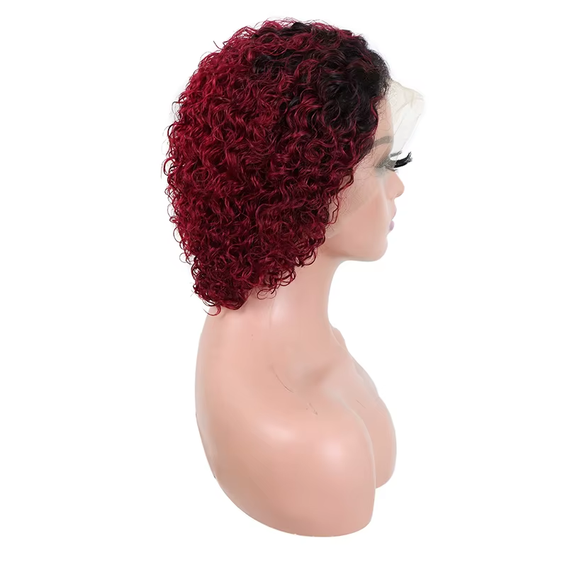 13x4 Lace Front Pixie Wigs Virgin Hair Short Curly Wigs Lace Frontal Short Human Hair Wig