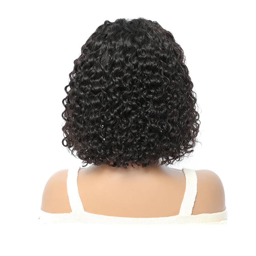 Cheap Brazilian Curly Bob Wigs Human Hair Lace Wigs Short Curly Wig 13x4 Lace Glueless For Women √