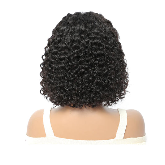 Cheap Brazilian Curly Bob Wigs Human Hair Lace Wigs Short Curly Wig 13x4 Lace Glueless For Women √