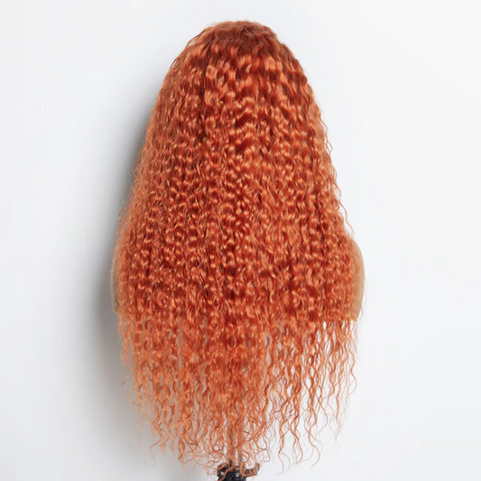 13"x4" Lace Front Water Wavy Wig Pre-Plucked Free Part 150% Density 100% Human Hair