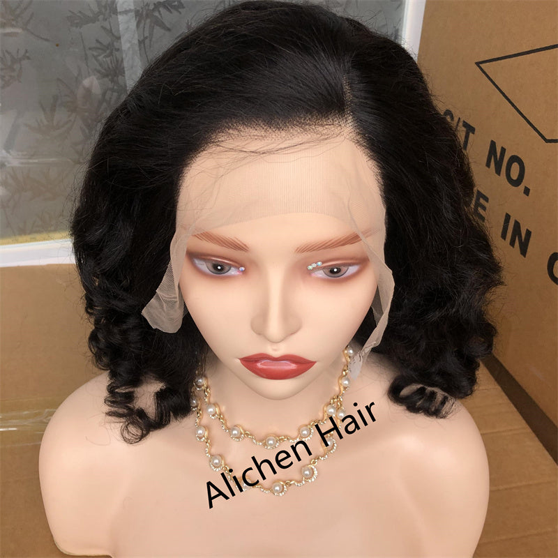Spring Roll Curly 13x4 Lace Frontal Wig 250% Density NEW IN √