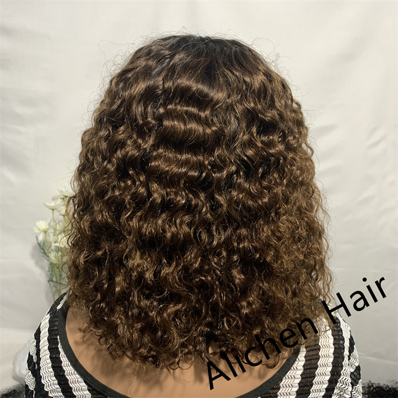 Bob Wigs 210% Density Short Curly Wigs √