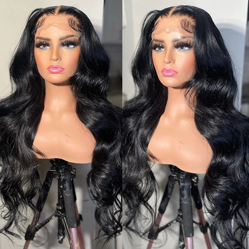 5x5 Lace Closure Wig Human Hair Wigs Body Wave Wig 30 Inch √