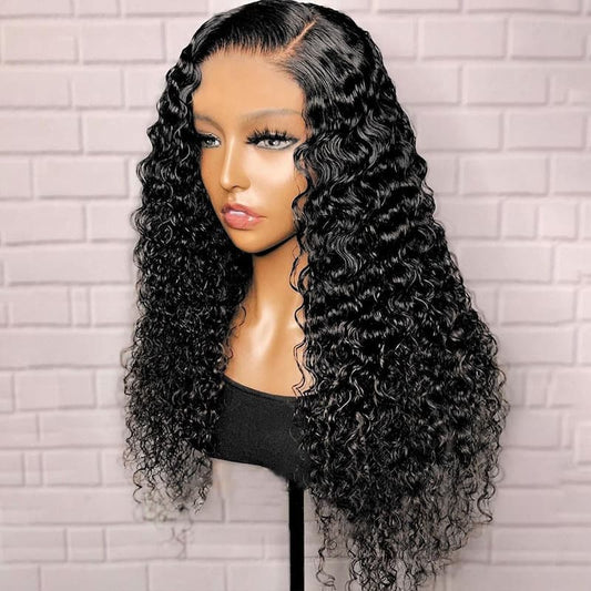 High Density Water Wave 13x4 Lace Frontal Wig 100%  Human Hair Wigs √