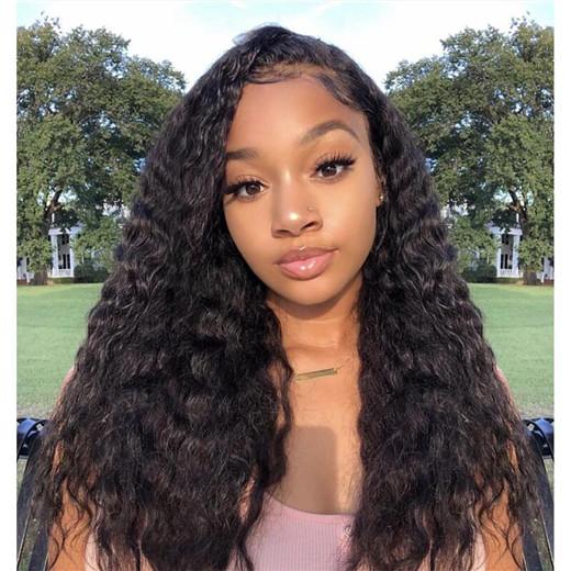 Water Wave Human Hair Wigs Lace Closure Wigs 180% Density 210% Density 250% Density Wet And Wavy For Black Women √